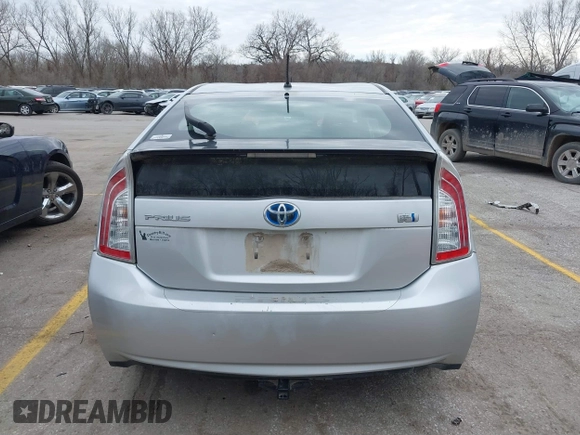 2013 Toyota Prius One with VIN JTDKN3DU5D5687140, listed as a IAAI auction lot 41881490 with 275,932 mi miles and . Bid and sale history available at DreamBid. Image 16.