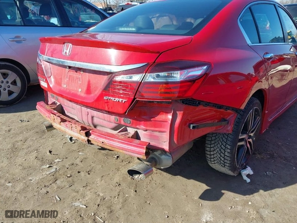 2016 Honda Accord Sedan Sport with VIN 1HGCR2F57GA030622, listed as a IAAI auction lot 41801343 with 152,197 mi miles. Bid and sale history available at carsss.com. Image 20.