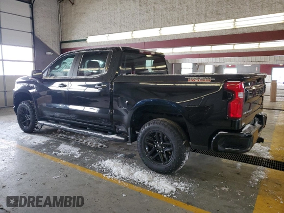 2020 Chevrolet Silverado 1500 Custom Trail Boss with VIN 1GCPYCEFXLZ206321, listed as a Copart auction lot 41848515 with 122,117 mi miles and Salvage Title. Bid and sale history available at DreamBid. Image 2.