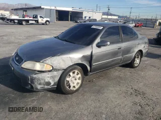 2001 Nissan Sentra GXE z VIN 3N1CB51D01L463379, wystawiony jako Copart lot #87460684 z przebiegiem 107 501 mil mil oraz Szkoda całkowita • Salvage title. Historia ofert i sprzedaży dostępna na DreamBid. Obrazek 1.