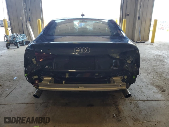2018 Audi A5 Sportback Premium Plus with VIN WAUBNCF54JA129236, listed as a Copart auction lot 63977183 with 52,521 mi miles. Bid and sale history available at carsss.com. Image 6.
