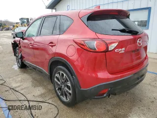 2016 Mazda CX-5 Grand Touring with VIN JM3KE4DY9G0771088, listed as a Copart auction lot 50615495 with 93,221 mi miles and Salvage Title. Bid and sale history available at DreamBid. Image 2.
