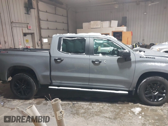 2024 Chevrolet Silverado 1500 Custom with VIN 3GCPDBEK4RG246258, listed as a IAAI auction lot 40882553 with Not Provided miles and . Bid and sale history available at DreamBid. Image 12.