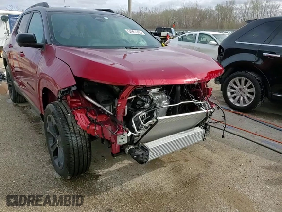 2025 Chevrolet Equinox FWD LT with VIN 3GNAXHEG4SL104735, listed as a Copart auction lot 50981305 with 3,361 mi miles and Salvage Title. Bid and sale history available at DreamBid. Image 15.