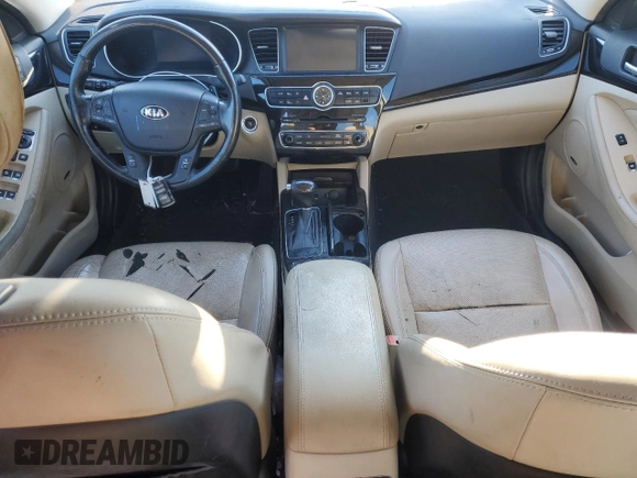 2014 Kia Cadenza Premium with VIN KNALN4D70E5129022, listed as a Copart auction lot 84328064 with 74,183 mi miles and Clean Title. Bid and sale history available at carsss.com. Image 8.