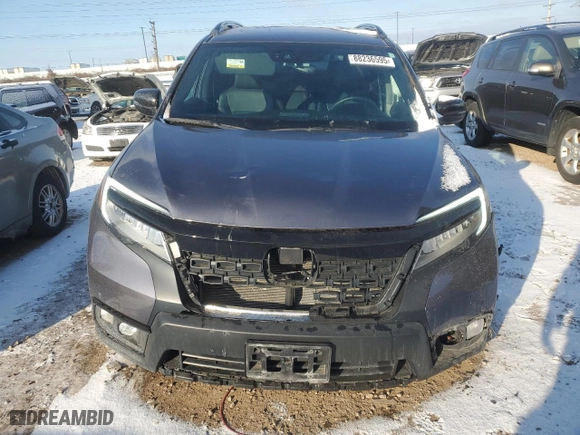 2021 Honda Passport Elite with VIN 5FNYF8H05MB022555, listed as a Copart auction lot 88236595 with 24,752 mi miles and Salvage Title. Bid and sale history available at carsss.com. Image 5.
