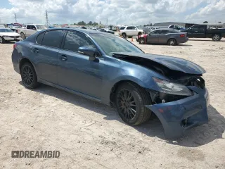 2013 Lexus GS 350 with VIN JTHBE1BL4D5000596, listed as a Copart auction lot 60335174 with 124,485 mi miles and Salvage Title. Bid and sale history available at carsss.com. Image 4.
