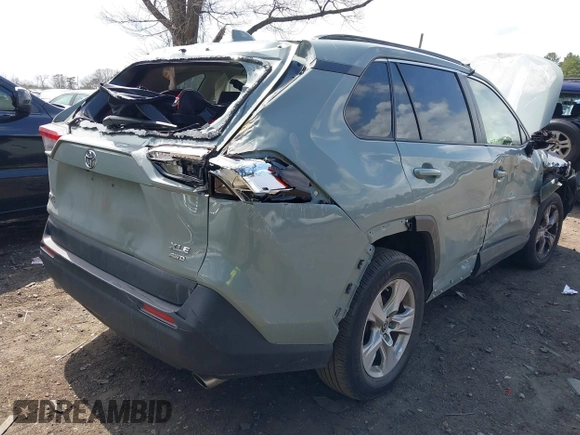 2019 Toyota RAV4 XLE with VIN JTMP1RFVXKD023350, listed as a IAAI auction lot 41991731 with 49,857 mi miles. Bid and sale history available at carsss.com. Image 4.