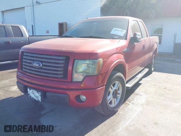 2010 Ford F-150 XL with VIN 1FTEX1C89AKE42323, listed as a IAAI auction lot 42047351 with 154,084 mi miles. Bid and sale history available at carsss.com. Image 17.