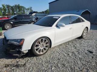 2014 Audi A8 3.0T with VIN WAURGAFD1EN002429, listed as a Copart auction lot 63762475 with 140,884 mi miles and Clean title. Bid and sale history available at DreamBid. Image 1.