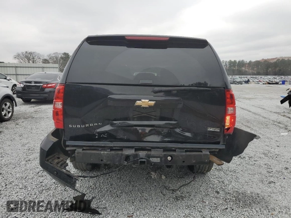 2010 Chevrolet Suburban LT with VIN 1GNUCJE06AR228967, listed as a Copart auction lot 45667695 with 125,030 mi miles and Salvage Title. Bid and sale history available at carsss.com. Image 6.