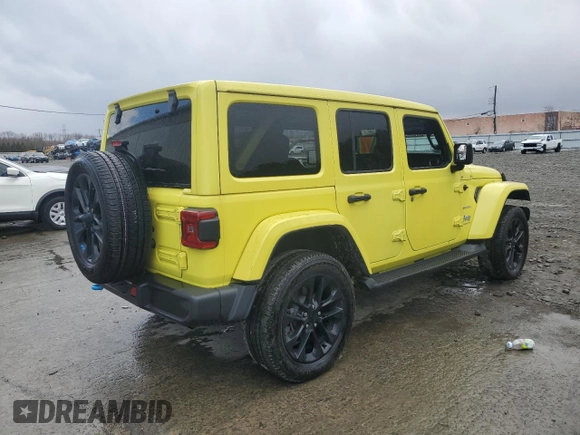 2023 Jeep Wrangler Sahara с VIN 1C4JJXP62PW557455, выставлен на аукционе Copart как лот 50372625 с пробегом 20 719 миль миль и Списание • Salvage title. История ставок и продаж доступна на DreamBid. Изображение 3.