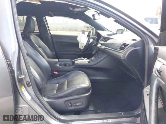 2015 Lexus CT 200h Hybrid with VIN JTHKD5BH0F2215015, listed as a IAAI auction lot 41824227 with 1 mi miles. Bid and sale history available at carsss.com. Image 5.