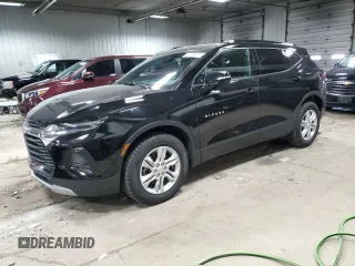 2022 Chevrolet Blazer LT z VIN 3GNKBDRS0NS155265, wystawiony jako Copart lot #50006875 z przebiegiem 37 152 mil mil oraz Szkoda całkowita • Salvage title. Historia ofert i sprzedaży dostępna na DreamBid. Obrazek 1.
