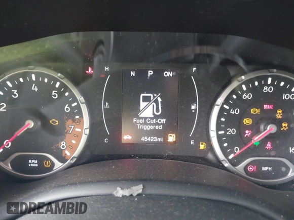 2018 Jeep Renegade Altitude with VIN ZACCJBBB8JPJ33232, listed as a IAAI auction lot 42365996 with 45,423 mi miles and . Bid and sale history available at DreamBid. Image 7.