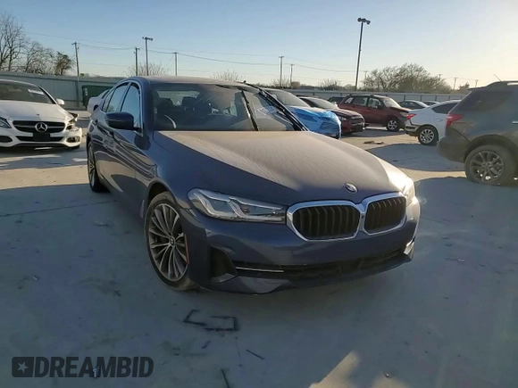 2021 BMW 5 Series 540i with VIN WBA53BJ05MWW90741, listed as a Copart auction lot 84337374 with Not Provided miles and Salvage Title. Bid and sale history available at DreamBid. Image 10.