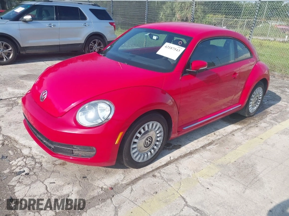 2013 Volkswagen Beetle 2.5L w/Sun/Sound/Nav with VIN 3VWJX7AT4DM672158, listed as a IAAI auction lot 42187543 with 94,961 mi miles and . Bid and sale history available at DreamBid. Image 17.