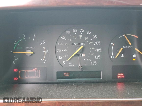 1995 Saab 9000 z VIN YS3CH65R3S1022550, wystawiony jako Copart lot #77462574 z przebiegiem 259 696 mil mil oraz Szkoda całkowita • Salvage title. Historia ofert i sprzedaży dostępna na DreamBid. Obrazek 9.