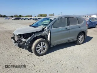 2012 Honda CR-V EX-L with VIN JHLRM3H70CC003243, listed as a Copart auction lot 48320445 with 122,314 mi miles and Salvage Title. Bid and sale history available at carsss.com. Image 1.