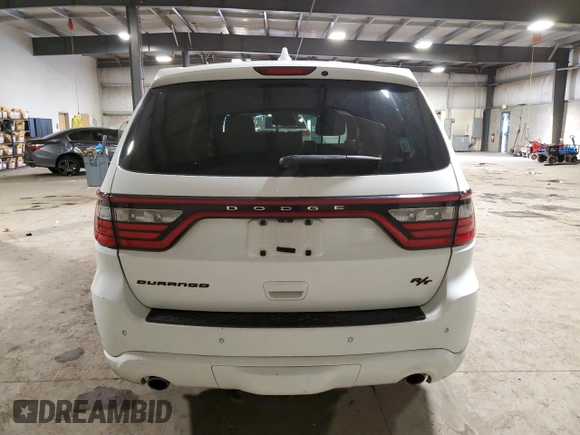 2015 Dodge Durango R/T with VIN 1C4SDHCTXFC916712, listed as a Copart auction lot 87113784 with 120,950 mi miles and Salvage Title. Bid and sale history available at DreamBid. Image 6.