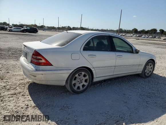 2006 Mercedes-Benz C 280 Luxury with VIN WDBRF54H06A906654, listed as a Copart auction lot 53290105 with 185,128 mi miles and Salvage Title. Bid and sale history available at DreamBid. Image 3.