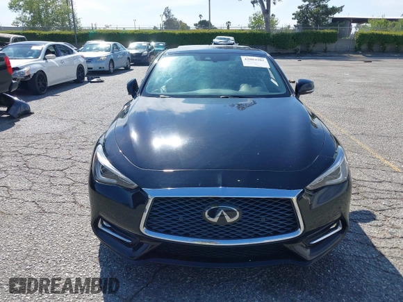 2020 Infiniti Q60 Luxe with VIN JN1EV7EK6LM340201, listed as a IAAI auction lot 42004201 with 26,489 mi miles and . Bid and sale history available at carsss.com. Image 12.