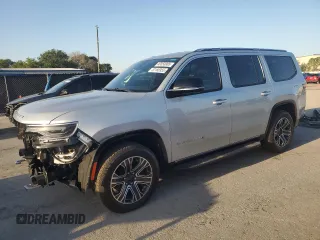 2023 Jeep Wagoneer Series II Carbide with VIN 1C4SJVBP7PS553076, listed as a Copart auction lot 52166955 with 11,585 mi miles and Salvage title. Bid and sale history available at DreamBid. Image 1.