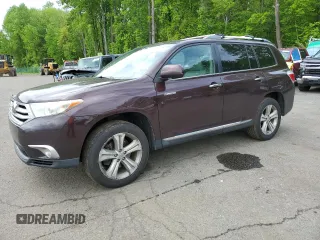 2012 Toyota Highlander Limited с VIN 5TDDK3EH8CS098269, выставлен на аукционе Copart как лот 57000745 с пробегом 224 969 миль миль и Списание • Salvage title. История ставок и продаж доступна на DreamBid. Изображение 1.