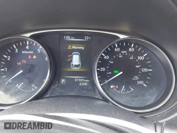 2015 Nissan Rogue S with VIN KNMAT2MVXFP527878, listed as a IAAI auction lot 41864389 with 87,305 mi miles and . Bid and sale history available at DreamBid. Image 7.