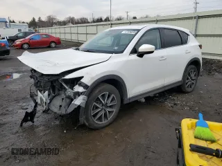 2018 Mazda CX-5 Touring with VIN JM3KFBCMXJ0397601, listed as a Copart auction lot 47326035 with 57,532 mi miles and Non Repairable. Bid and sale history available at carsss.com. Image 1.