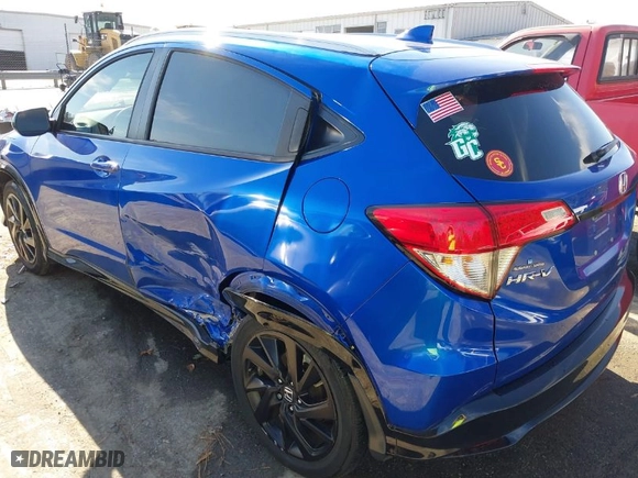 2022 Honda HR-V Sport with VIN 3CZRU6H19NM723520, listed as a IAAI auction lot 41475045 with 57,439 mi miles. Bid and sale history available at carsss.com. Image 17.