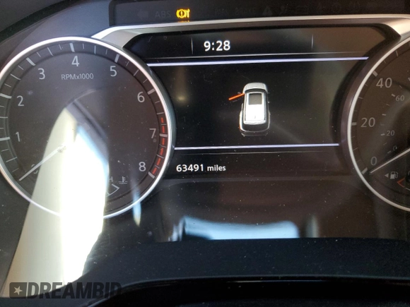 2022 Nissan Pathfinder Platinum with VIN 5N1DR3DK8NC269210, listed as a Copart auction lot 46353535 with 63,491 mi miles and Salvage title. Bid and sale history available at DreamBid. Image 9.