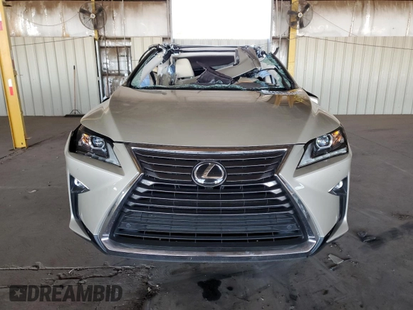 2018 Lexus RX with VIN JTJGZKCA9J2002823, listed as a Copart auction lot 44383845 with 0 mi miles and Salvage Title. Bid and sale history available at carsss.com. Image 5.