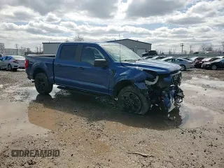 2022 Ford F-150 XL with VIN 1FTEW1EP3NFA76820, listed as a Copart auction lot 52161725 with 32,265 mi miles and Salvage Title. Bid and sale history available at carsss.com. Image 11.