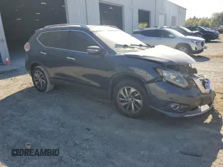 2015 Nissan Rogue SL with VIN 5N1AT2MV2FC811914, listed as a Copart auction lot 50463645 with 102,049 mi miles and Salvage Title. Bid and sale history available at DreamBid. Image 4.