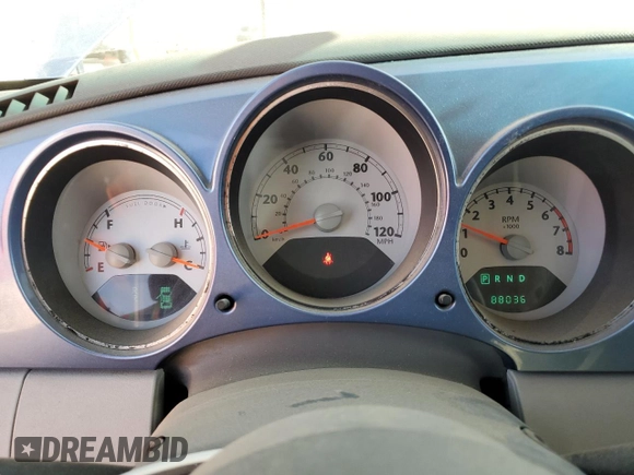 2006 Chrysler PT Cruiser Touring with VIN 3A4FY58B56T346072, listed as a Copart auction lot 80861704 with 88,036 mi miles and Clean Title. Bid and sale history available at DreamBid. Image 9.