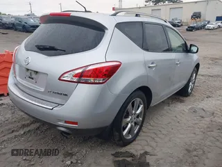 2013 Nissan Murano LE with VIN JN8AZ1MUXDW202932, listed as a IAAI auction lot 42120957 with 160,099 mi miles. Bid and sale history available at carsss.com. Image 4.