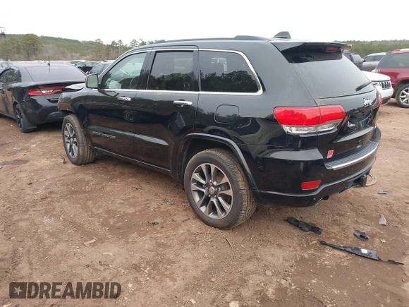 2017 Jeep Grand Cherokee Overland z VIN 1C4RJECG4HC878258, wystawiony jako IAAI lot #41361352 z przebiegiem 137 574 mil mil oraz . Historia ofert i sprzedaży dostępna na DreamBid. Obrazek 3.