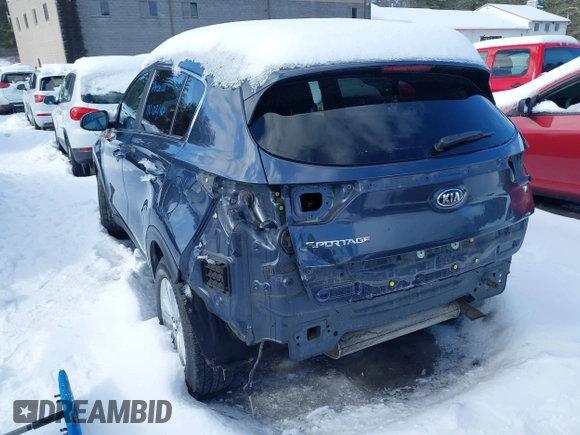 2017 Kia Sportage LX with VIN KNDPMCAC5H7296441, listed as a IAAI auction lot 41585438 with 162,072 mi miles and . Bid and sale history available at carsss.com. Image 3.