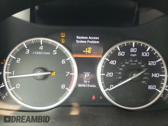 2019 Acura ILX Premium with VIN 19UDE2F70KA000677, listed as a Copart auction lot 60245413 with 69,613 mi miles and . Bid and sale history available at DreamBid. Image 9.