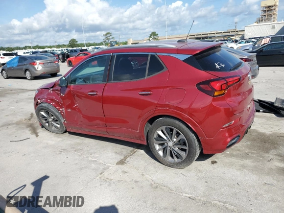 2021 Buick Encore GX Select with VIN KL4MMDSL6MB065928, listed as a Copart auction lot 57675195 with 80,330 mi miles and Salvage title. Bid and sale history available at DreamBid. Image 2.