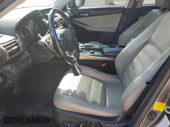2014 Lexus IS 250 with VIN JTHCF1D20E5000344, listed as a Copart auction lot 62012415 with 192,597 mi miles and Non repairable. Bid and sale history available at DreamBid. Image 7.