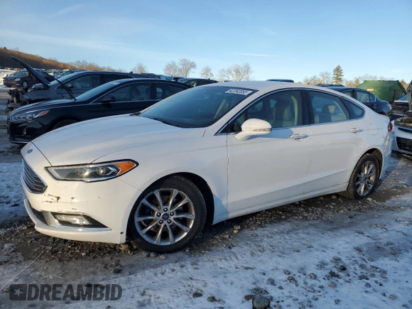 2017 Ford Fusion SE with VIN 3FA6P0HD6HR317294, listed as a Copart auction lot 42392055 with 119,724 mi miles and Salvage Title. Bid and sale history available at carsss.com. Image 1.