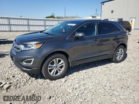 2016 Ford Edge SEL z VIN 2FMPK3J95GBC51480, wystawiony jako Copart lot #56334095 z przebiegiem 156 698 mil mil oraz Nie do naprawy. Historia ofert i sprzedaży dostępna na DreamBid. Obrazek 1.