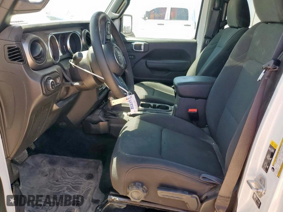 2023 Jeep Gladiator Sport S with VIN 1C6HJTAG4PL564716, listed as a Copart auction lot 57489125 with 20,971 mi miles and Salvage title. Bid and sale history available at DreamBid. Image 7.