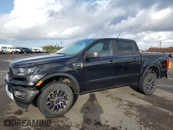2021 Ford Ranger XL with VIN 1FTER4FH9MLE04113, listed as a Copart auction lot 43387205 with 16,748 mi miles and Salvage Title. Bid and sale history available at carsss.com. Image 1.