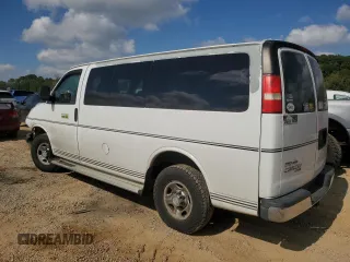 2012 Chevrolet Express Passenger 1LT with VIN 1GAZGYFG6C1106515, listed as a Copart auction lot 78206674 with 185,501 mi miles and Salvage title. Bid and sale history available at DreamBid. Image 2.