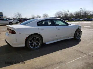 2023 Dodge Charger GT with VIN 2C3CDXHGXPH594683, listed as a Copart auction lot 52516435 with 54,179 mi miles and Salvage Title. Bid and sale history available at carsss.com. Image 3.