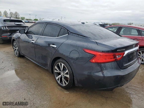 2017 Nissan Maxima SR with VIN 1N4AA6AP9HC385042, listed as a Copart auction lot 49199574 with 82,829 mi miles and Salvage Title. Bid and sale history available at carsss.com. Image 2.