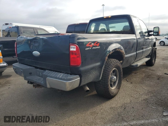 2008 Ford F-250 XL with VIN 1FTSX21568ED72693, listed as a Copart auction lot 63564855 with 268,393 mi miles and Salvage title. Bid and sale history available at DreamBid. Image 3.